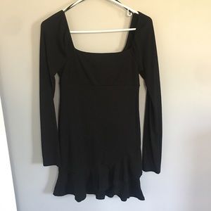 F21 Ruffle Wrap dress